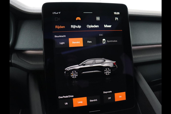 Polestar 2 Long Range Dual Motor Launch Edition 78kWh | Panoramadak | 360 Camera | Stoelverwarming | Adaptive cruise | Keyless | Carplay | Navigatie | Stuurverwarming | Memory | Navigatie