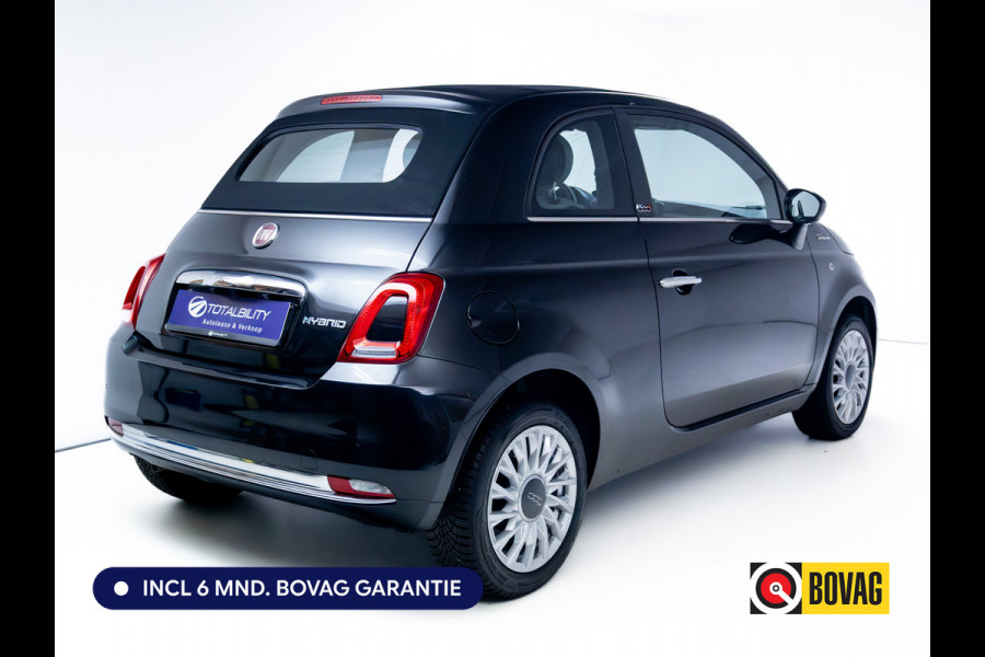 Fiat 500C Cabriolet 1.0 Hybrid Dolcevita Cruise control | Apple Carplay | Zomer en winterbanden Mistlampen voor, DAB, 15" lichtmetalen velgen, Climate control