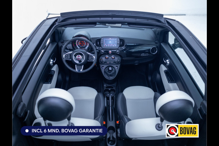 Fiat 500C Cabriolet 1.0 Hybrid Dolcevita Cruise control | Apple Carplay | Zomer en winterbanden Mistlampen voor, DAB, 15" lichtmetalen velgen, Climate control