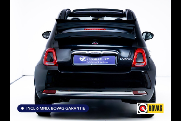 Fiat 500C Cabriolet 1.0 Hybrid Dolcevita Cruise control | Apple Carplay | Zomer en winterbanden Mistlampen voor, DAB, 15" lichtmetalen velgen, Climate control