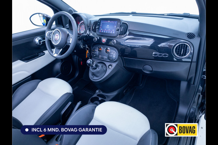 Fiat 500C Cabriolet 1.0 Hybrid Dolcevita Cruise control | Apple Carplay | Zomer en winterbanden Mistlampen voor, DAB, 15" lichtmetalen velgen, Climate control