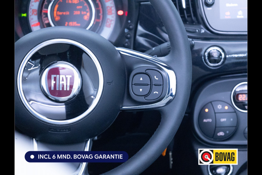 Fiat 500C Cabriolet 1.0 Hybrid Dolcevita Cruise control | Apple Carplay | Zomer en winterbanden Mistlampen voor, DAB, 15" lichtmetalen velgen, Climate control