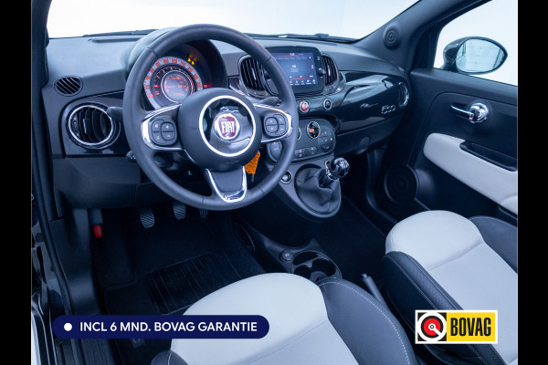 Fiat 500C Cabriolet 1.0 Hybrid Dolcevita Cruise control | Apple Carplay | Zomer en winterbanden Mistlampen voor, DAB, 15" lichtmetalen velgen, Climate control