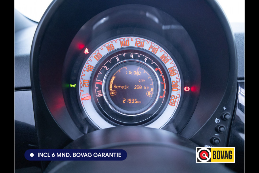 Fiat 500C Cabriolet 1.0 Hybrid Dolcevita Cruise control | Apple Carplay | Zomer en winterbanden Mistlampen voor, DAB, 15" lichtmetalen velgen, Climate control