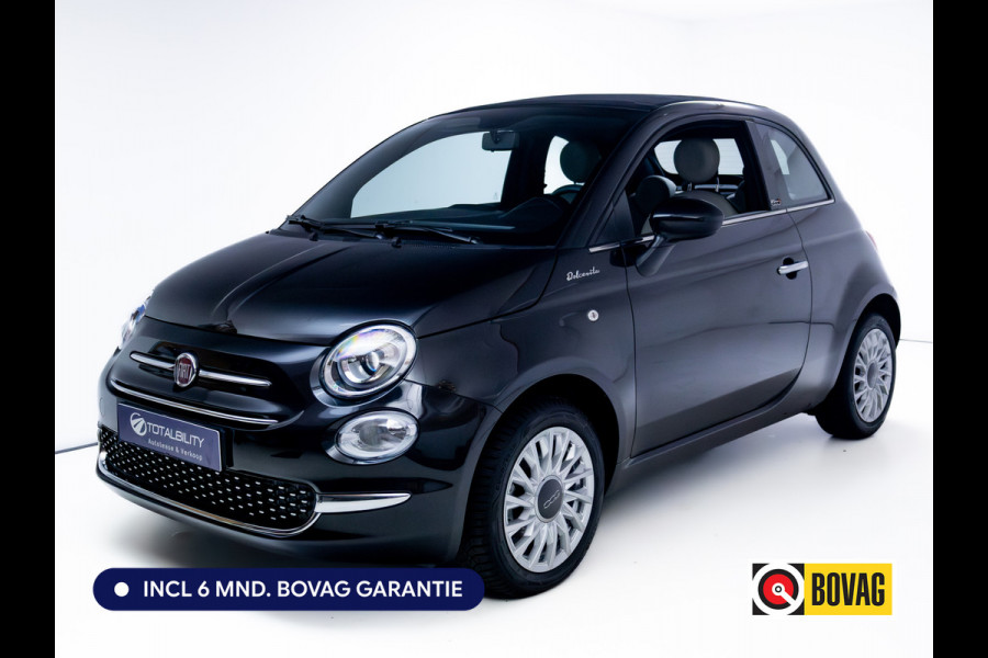 Fiat 500C Cabriolet 1.0 Hybrid Dolcevita Cruise control | Apple Carplay | Zomer en winterbanden Mistlampen voor, DAB, 15" lichtmetalen velgen, Climate control