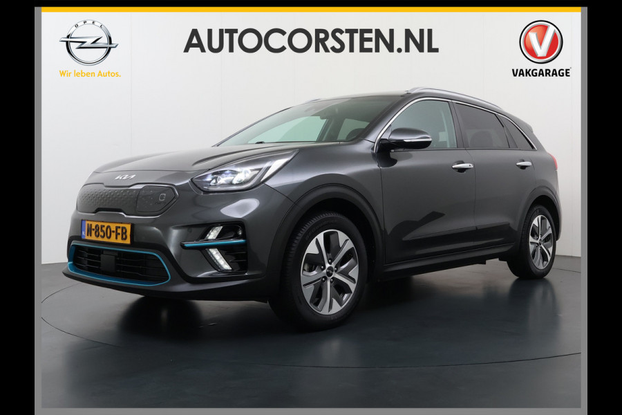 Kia e-Niro DynamicPlusLine 64kWh Elek.Glazen schuif-/kanteldak Trekhaak Adaptive-Cruise Camera Apple Carplay Android Auto Navi Ecc Stoel-Stuurverwarming Pdc Lane Assist VESS DAB Led Isofix Keyless 1e Eigenaar Origineel Nederlandse Auto Dealeronderhouden