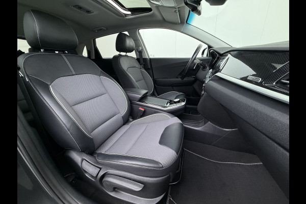 Kia e-Niro DynamicPlusLine 64kWh Elek.Glazen schuif-/kanteldak Trekhaak Adaptive-Cruise Camera Apple Carplay Android Auto Navi Ecc Stoel-Stuurverwarming Pdc Lane Assist VESS DAB Led Isofix Keyless 1e Eigenaar Origineel Nederlandse Auto Dealeronderhouden