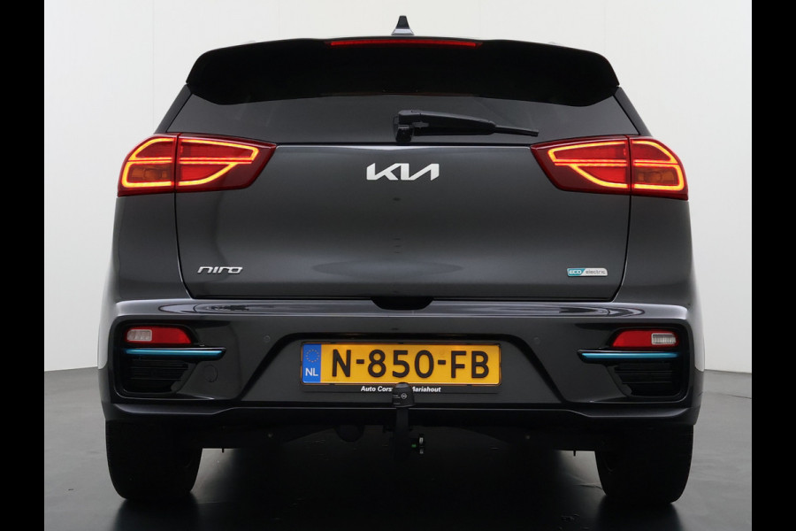 Kia e-Niro DynamicPlusLine 64kWh Elek.Glazen schuif-/kanteldak Trekhaak Adaptive-Cruise Camera Apple Carplay Android Auto Navi Ecc Stoel-Stuurverwarming Pdc Lane Assist VESS DAB Led Isofix Keyless 1e Eigenaar Origineel Nederlandse Auto Dealeronderhouden
