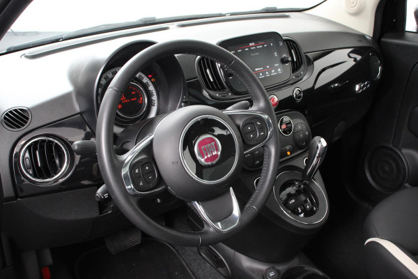 Fiat 500 1.2 Lounge Automaat | Navigatie | Lederen bekleding | Climate Control | Cruise Control | Parkeer Sensoren | Lichtmetalen velgen
