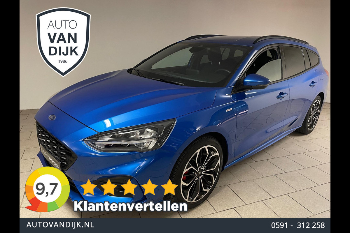 Ford FOCUS Wagon 1.0 EcoBoost Hybrid ST Line X Business AIRCO NAVI CRUISE CAMERA ELEK KLEP STOELVERW VELGEN NIEUWSTAAT
