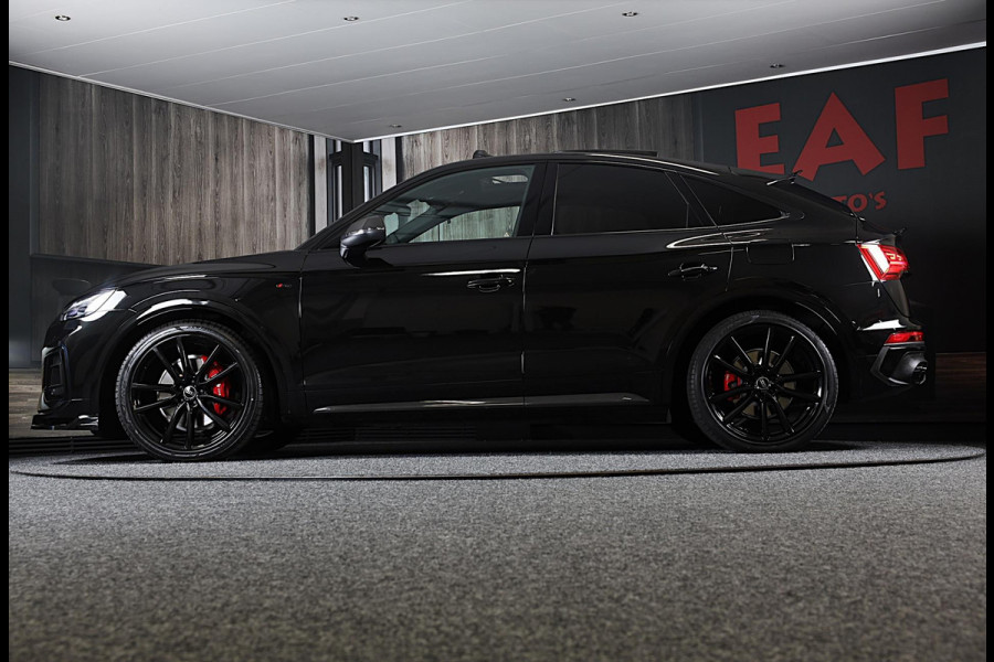 Audi Q5 Sportback 55 TFSI e Quattro SQ5 Look / FACELIFT / Carbon / Digital Cockpit / Dode Hoek / Lane Assist / Open Pano / 21 Inch