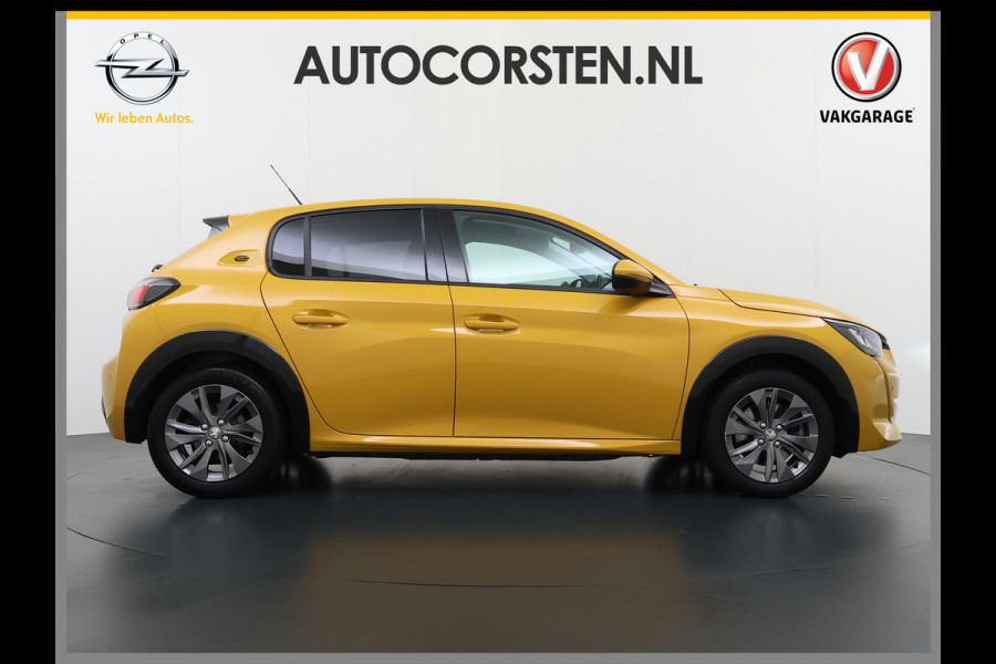 Peugeot e-208 EV Allure Première 50kWh SOH 89% Navi Ecc Stoelverwarming 360°Camera Apple Carplay Android Auto Cruise Control Pdc Led Lmv 16" Privacy Glas DAB+ Keyless Rijstrooksensor 1e Eigenaar Origineel Nederlandse Auto Dealeronderhouden