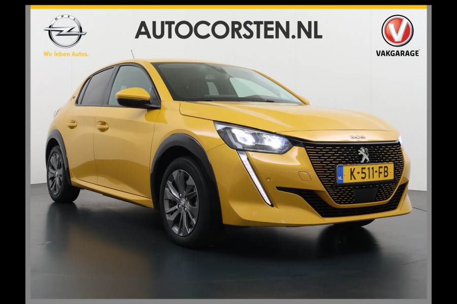 Peugeot e-208 EV Allure Première 50kWh SOH 89% Navi Ecc Stoelverwarming 360°Camera Apple Carplay Android Auto Cruise Control Pdc Led Lmv 16" Privacy Glas DAB+ Keyless Rijstrooksensor 1e Eigenaar Origineel Nederlandse Auto Dealeronderhouden