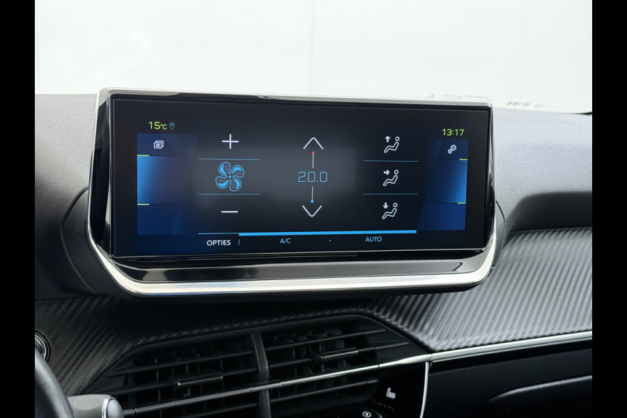 Peugeot e-208 EV Allure Première 50kWh SOH 89% Navi Ecc Stoelverwarming 360°Camera Apple Carplay Android Auto Cruise Control Pdc Led Lmv 16" Privacy Glas DAB+ Keyless Rijstrooksensor 1e Eigenaar Origineel Nederlandse Auto Dealeronderhouden