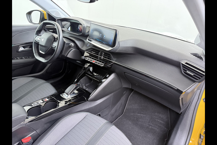 Peugeot e-208 EV Allure Première 50kWh SOH 89% Navi Ecc Stoelverwarming 360°Camera Apple Carplay Android Auto Cruise Control Pdc Led Lmv 16" Privacy Glas DAB+ Keyless Rijstrooksensor 1e Eigenaar Origineel Nederlandse Auto Dealeronderhouden