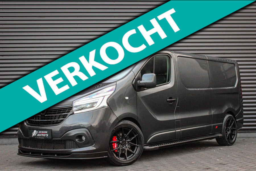 Renault Trafic 2.0 dCi T29 L2H1 Work Edition FULL BLACK / SIDE- BARS / TREKHAAK / NAVIGATIE / VERLAAGD / CRUISE CONTROL / LEDEREN