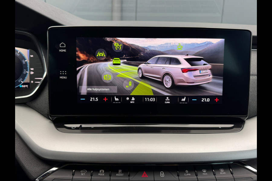 Škoda Octavia Combi 1.5 e-TSI Automaat * Leder * Side Assist * Stoelverwarming * Virtual Cockpit *