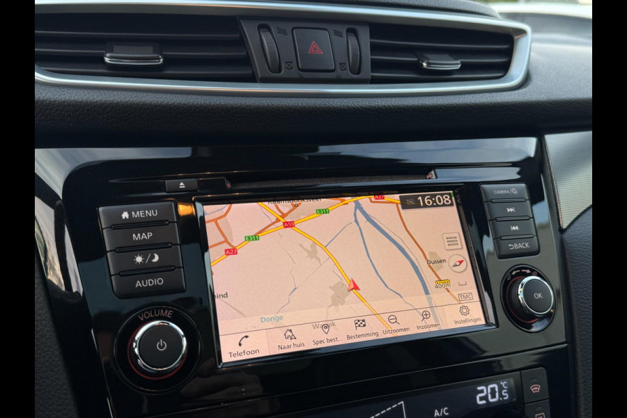 Nissan QASHQAI 1.3 DIG-T Tekna + 360 CAMERA / CARPLAY / LEDER / STOELVERW. / ECC / PDC / VOORRUIT VERW. / LED / ELEKTR VERST STOEL
