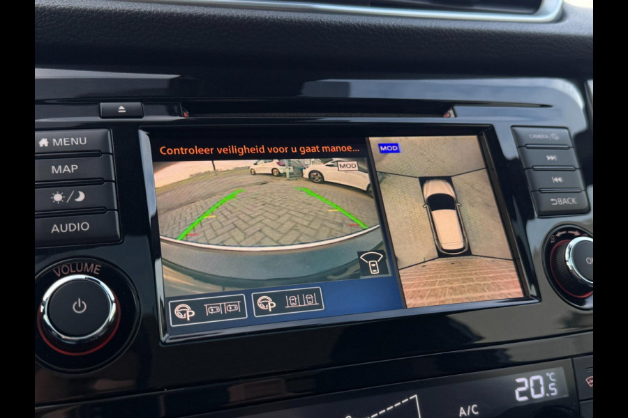 Nissan QASHQAI 1.3 DIG-T Tekna + 360 CAMERA / CARPLAY / LEDER / STOELVERW. / ECC / PDC / VOORRUIT VERW. / LED / ELEKTR VERST STOEL