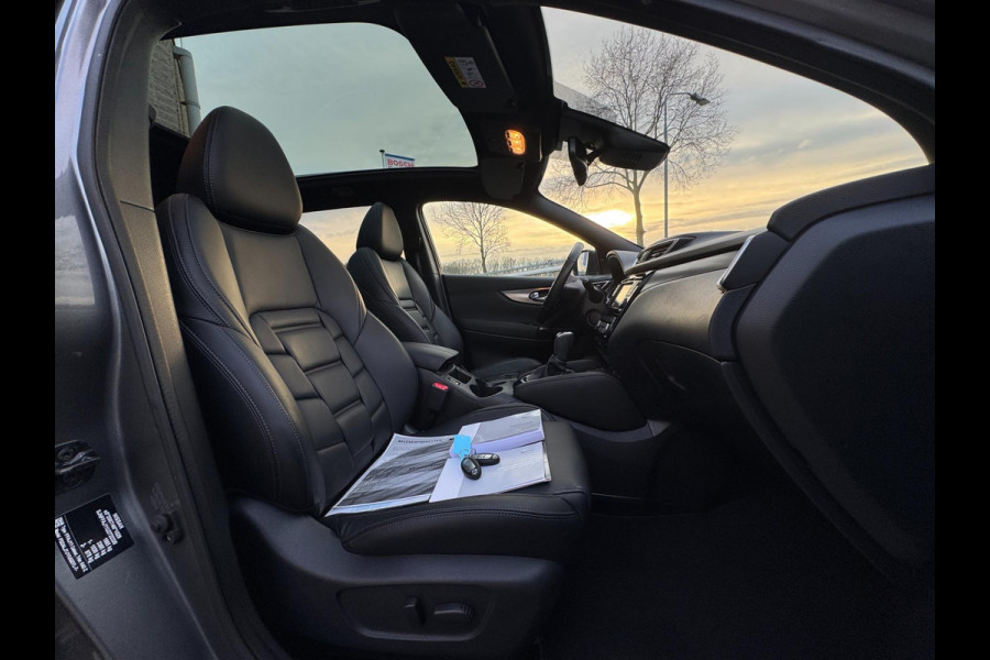 Nissan QASHQAI 1.3 DIG-T Tekna + 360 CAMERA / CARPLAY / LEDER / STOELVERW. / ECC / PDC / VOORRUIT VERW. / LED / ELEKTR VERST STOEL