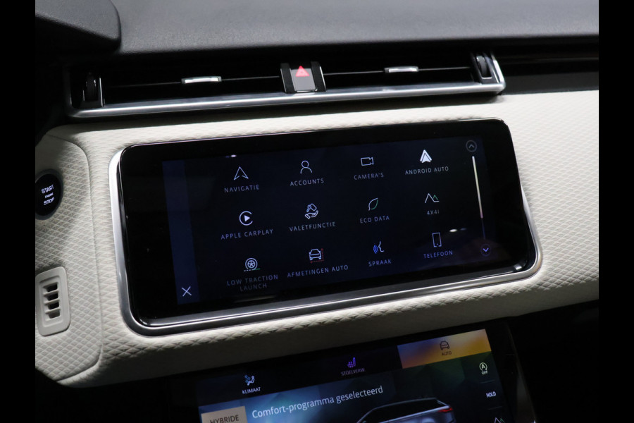 Land Rover Range Rover Velar 2.0 P400e Sport [MEMORY SEATS, APPLE CARPLAY, ANDROID, MERIDIAN SOUND, AANPASBARE RIJMODUS, 360 CAMERA, VOL LEDER, STOELVERWARMING, CRUISE, CLIMATE, NIEUWSTAAT]