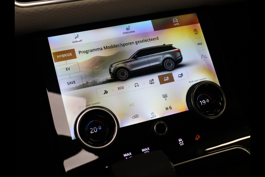 Land Rover Range Rover Velar 2.0 P400e Sport [MEMORY SEATS, APPLE CARPLAY, ANDROID, MERIDIAN SOUND, AANPASBARE RIJMODUS, 360 CAMERA, VOL LEDER, STOELVERWARMING, CRUISE, CLIMATE, NIEUWSTAAT]