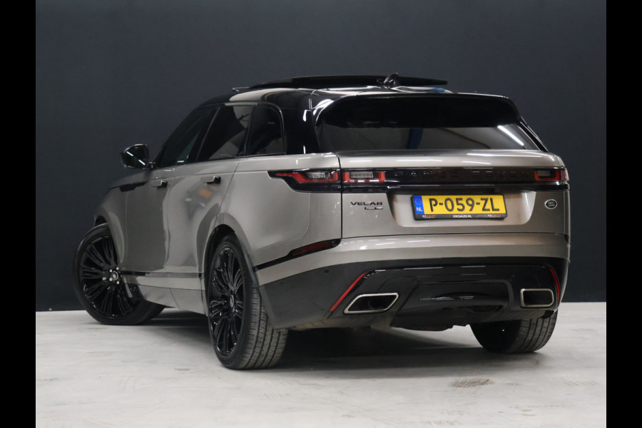 Land Rover Range Rover Velar 2.0 I4 Turbo AWD R-Dynamic HSE [LUCHTVERING, SCHUIFKANTELDAK, TREKHAAK INKLAPBAAR, MEMORY SEATS, MERIDIAN SOUND, APPLE CARPLAY, ANDROID, STOELMASSAGE, 360 CAMERA, COMFORTSTOELEN, STOELVERKOELING, STOELVERWARMING, CRUISE, C