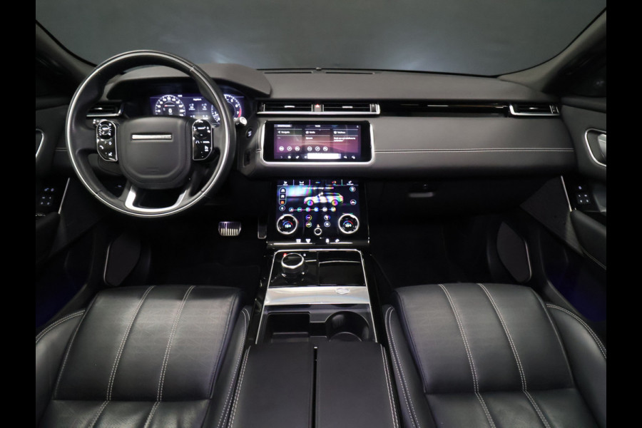 Land Rover Range Rover Velar 2.0 I4 Turbo AWD R-Dynamic HSE [LUCHTVERING, SCHUIFKANTELDAK, TREKHAAK INKLAPBAAR, MEMORY SEATS, MERIDIAN SOUND, APPLE CARPLAY, ANDROID, STOELMASSAGE, 360 CAMERA, COMFORTSTOELEN, STOELVERKOELING, STOELVERWARMING, CRUISE, C