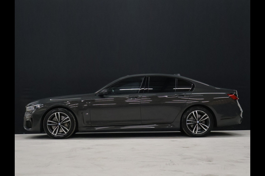 BMW 7 Serie 745e High Executive M Sport *WEEKAANBIEDING* [SCHUIFKANTELDAK, HARMAN/KARDON, APPLE CARPLAY, ANDROID, ELEKTRISCH VERSTELBARE STOELEN V+A, STOELMASSAGE V+A, LUCHTVERING, 360 CAMERA, HEAD-UP, STUURVERWARMING, STOELVERWARM
