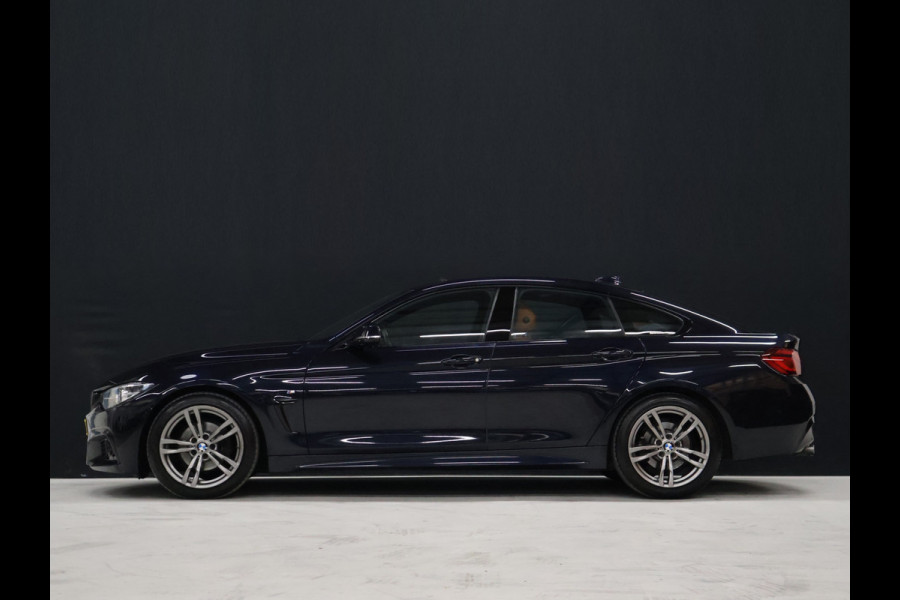 BMW 4 Serie Gran Coupé 418i M Sport [HEAD-UP, SCHUIFKANTELDAK, ELEKTRISCHE STOELEN, CAMERA, PDC 360, STOELVERWARMING, BLUETOOTH TELEFOON, M-PAKKET, NIEUWSTAAT]