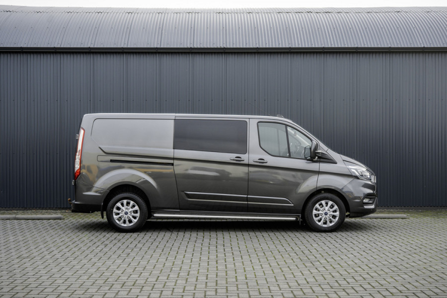 Ford Transit Custom 2.0 TDCI L2H1 Limited DC | 170 PK | 5-Zits | Automaat | CarPlay | Navi | Camera | Zijschuifdeur R + L | LED | Cruise