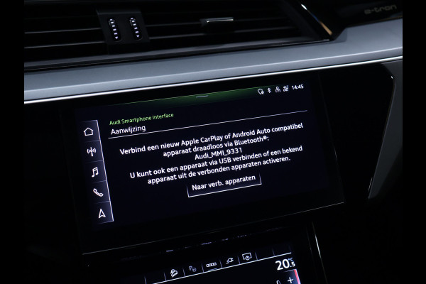Audi e-tron 55 quattro Advanced edition 95 kWh [MEMORY SEATS, LUCHTVERING, APPLE CARPLAY, ANDROID AUTO, PDC V+A, CRUISE CONTROL, CLIMATE, ELEKTRISCHE ACHTERKLEP, FLIPPERS, NIEUWSTAAT]