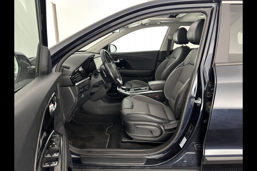 Kia e-Niro DynamicPlusLine 64 kWh [ 3-Fase ] {SOH-100%} (INCL-BTW) Aut.*PANO | LEATHER-FABRIC | FULL-LED | NAVI-FULLMAP | DAB+ | ADAPTIVE-CRUISE | CAMERA | HEATED-COMFORTSEATS | KEYLESS | DIGI-COCKPIT | SHIFT-PADDLES | CARPLAY | LANE-ASSIST | ...