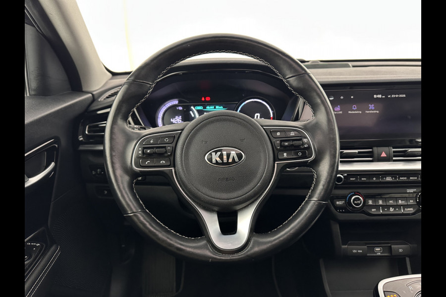 Kia e-Niro DynamicPlusLine 64 kWh [ 3-Fase ] {SOH-100%} (INCL-BTW) Aut.*PANO | LEATHER-FABRIC | FULL-LED | NAVI-FULLMAP | DAB+ | ADAPTIVE-CRUISE | CAMERA | HEATED-COMFORTSEATS | KEYLESS | DIGI-COCKPIT | SHIFT-PADDLES | CARPLAY | LANE-ASSIST | ...