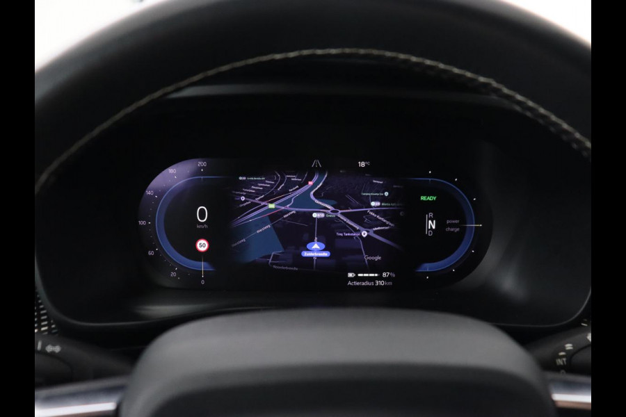 Volvo XC40 Recharge P8 AWD R Design | Stoel & stuurverwarming | Harman/Kardon | Adaptive cruise | Carplay | Navigatie | Keyless | Leder/Alcantara | Parkeerhulp | Full LED