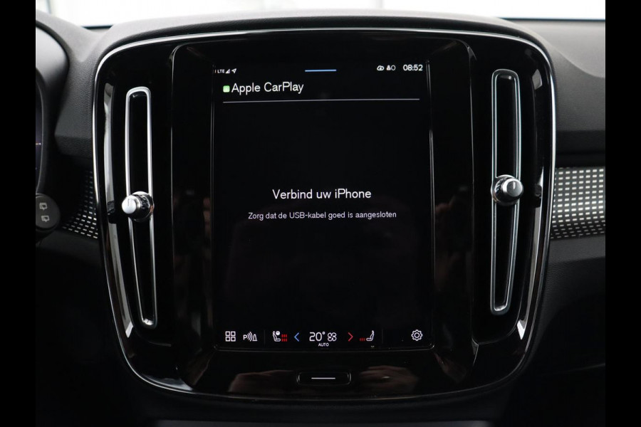 Volvo XC40 Recharge P8 AWD R Design | Stoel & stuurverwarming | Harman/Kardon | Adaptive cruise | Carplay | Navigatie | Keyless | Leder/Alcantara | Parkeerhulp | Full LED