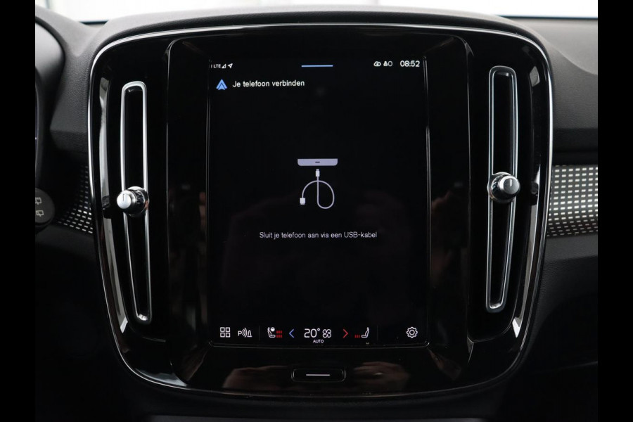 Volvo XC40 Recharge P8 AWD R Design | Stoel & stuurverwarming | Harman/Kardon | Adaptive cruise | Carplay | Navigatie | Keyless | Leder/Alcantara | Parkeerhulp | Full LED