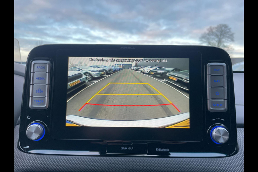 Hyundai Kona EV Premium 64 kWh|GROTE ACCU|100% SOH|HEAD-UP|KRELL|LEDER|ACC|STUURVERW|STOELVERW+VENT.|CAMERA|CARPLAY|ORG.NL|NAP|