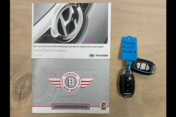 Hyundai Kona EV Premium 64 kWh|GROTE ACCU|100% SOH|HEAD-UP|KRELL|LEDER|ACC|STUURVERW|STOELVERW+VENT.|CAMERA|CARPLAY|ORG.NL|NAP|