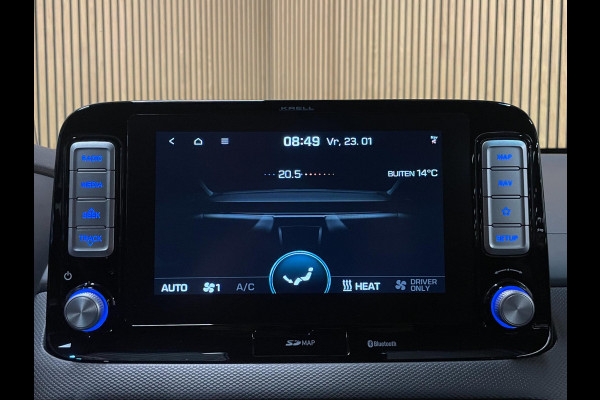 Hyundai Kona EV Premium 64 kWh|GROTE ACCU|100% SOH|HEAD-UP|KRELL|LEDER|ACC|STUURVERW|STOELVERW+VENT.|CAMERA|CARPLAY|ORG.NL|NAP|