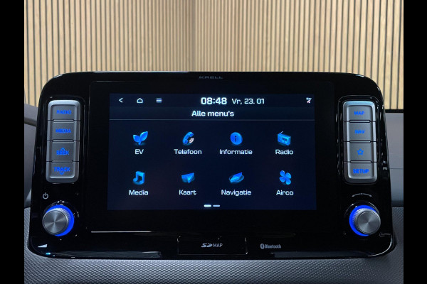 Hyundai Kona EV Premium 64 kWh|GROTE ACCU|100% SOH|HEAD-UP|KRELL|LEDER|ACC|STUURVERW|STOELVERW+VENT.|CAMERA|CARPLAY|ORG.NL|NAP|