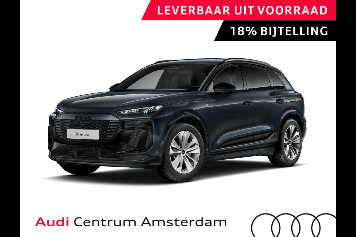 Audi Q6 e-tron S edition 83Kwh 252 pk SUV | Tech pakket pro | Lederen bekleding | Glazen panoramadak | Trekhaak |