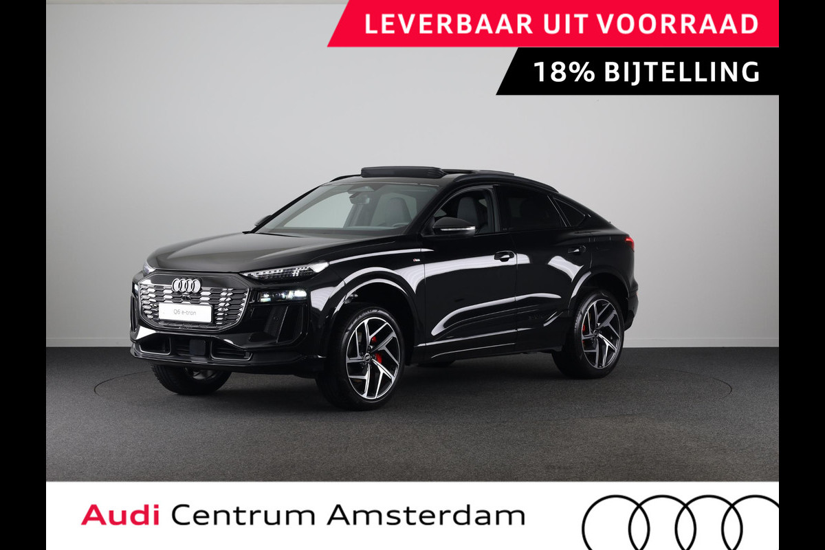 Audi Q6 Sportback e-tron S edition 83Kwh 185 kW / 252 PK Sportback | S edition | Tech Pro | Pano | Luchtvering | Matrix LED | Leder |
