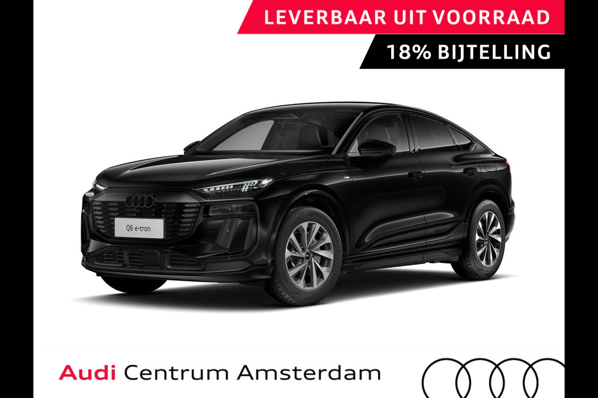 Audi Q6 Sportback e-tron Advanced edition 83Kwh 252 pk Sportback | Techniek pakket plus | Sportstoel voor leder | Optiek pakket zwart | Privacy glas |