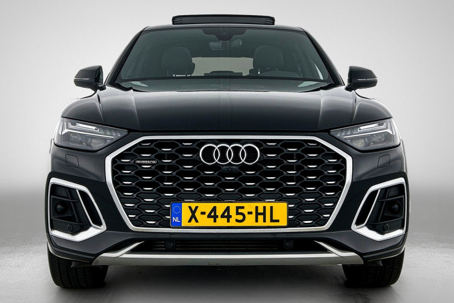 Audi Q5 Sportback 50 TFSI e S edition (Perfect OnderH, 2e Eig, Panorama, Trekhaak, StoelV, Carplay, Etc)