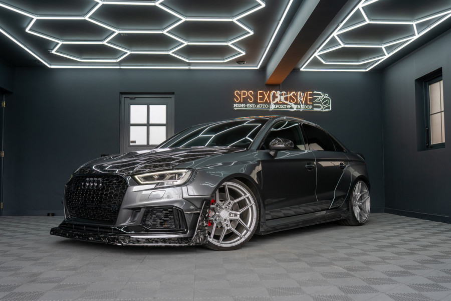 Audi A3 Limousine 2.5 TFSI RS 3 quattro Widebody / TTE700 / Full PPF / B&O / Pano / IPE Titanium uitlaat / VC / Custom RS3 VOL Stage 3