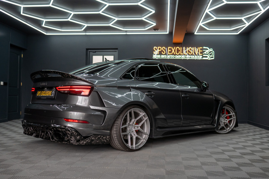 Audi A3 Limousine 2.5 TFSI RS 3 quattro Widebody / TTE700 / Full PPF / B&O / Pano / IPE Titanium uitlaat / VC / Custom RS3 VOL Stage 3