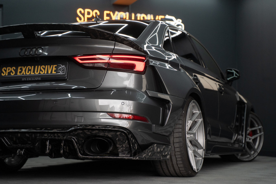 Audi A3 Limousine 2.5 TFSI RS 3 quattro Widebody / TTE700 / Full PPF / B&O / Pano / IPE Titanium uitlaat / VC / Custom RS3 VOL Stage 3