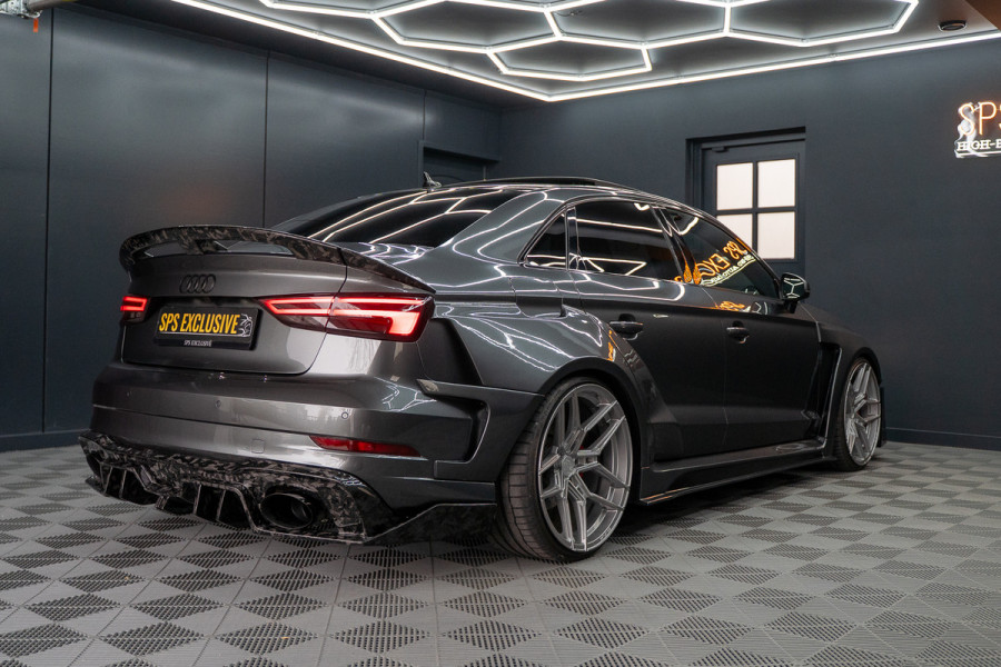 Audi A3 Limousine 2.5 TFSI RS 3 quattro Widebody / TTE700 / Full PPF / B&O / Pano / IPE Titanium uitlaat / VC / Custom RS3 VOL Stage 3