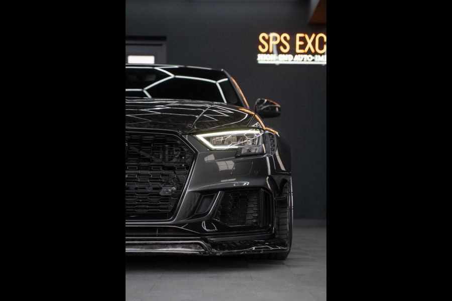 Audi A3 Limousine 2.5 TFSI RS 3 quattro Widebody / TTE700 / Full PPF / B&O / Pano / IPE Titanium uitlaat / VC / Custom RS3 VOL Stage 3